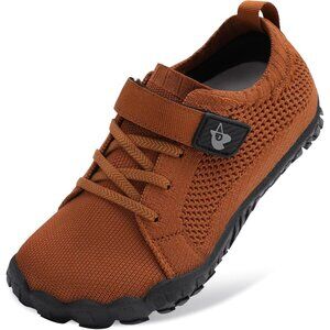 👑Boys Dark Brown Lightweight Hiking Sneakers Anti-Slip Comfortable Sport Shoes